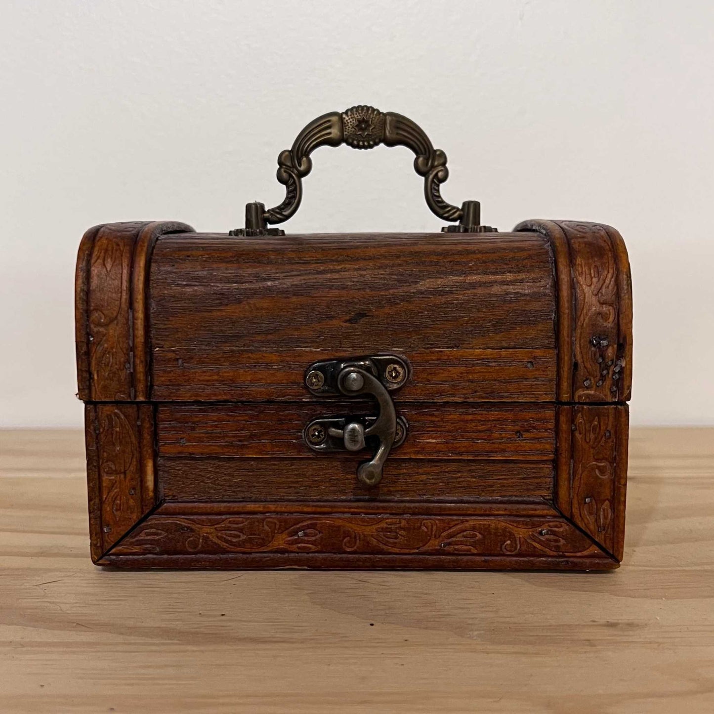 Antique Style Wooden Trunk Chest