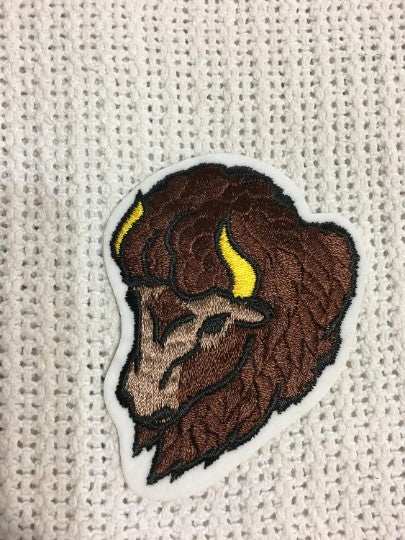 Bison BUFFALO Head Patch