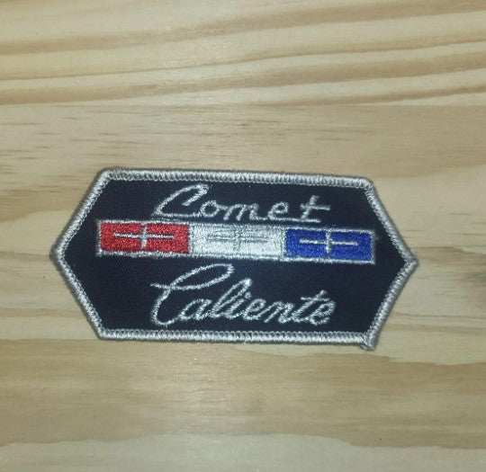 COMET CALIENTE Patch Logo Auto Patch Glitter Stitch NoS Mint Retro
