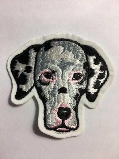 DALMATIAN Dog Head PATCH