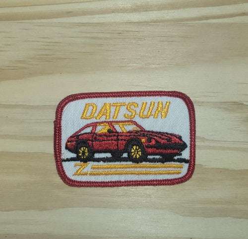 Datsun Z Car Patch Rectangle Vintage Auto NOS Mint Condition Limited. This relic has been stored for decades and measures 2 inch in width by 3 inches in length.