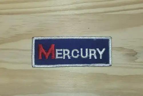 Mercury Vintage Patch Traditional Rectangle New Old Stock Item Mint This relic has been stored for decades and uniquely measures 1.5 in wide and the length is 3 in