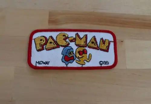 PACMAN ARCADE MIDWAY PATCH 70’s VINTAGE MINT NOS RETRO ITEM UNIQUE