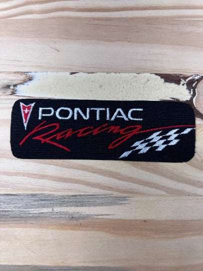 Pontiac Arrowhead Racing Team Patch Cross Flag Auto NOS EXC Condition Relic has been store safely away for decades and measures approximately 5.5 inches x 2 inches