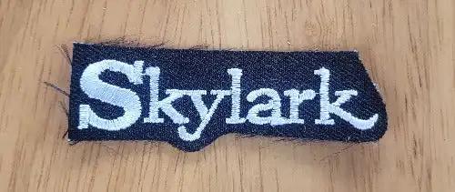 Buick Skylark Patch Small Iron on Embroidered Auto NOS Buick Racing This relic has been stored away from when it was made in different process approx 20+ years ago