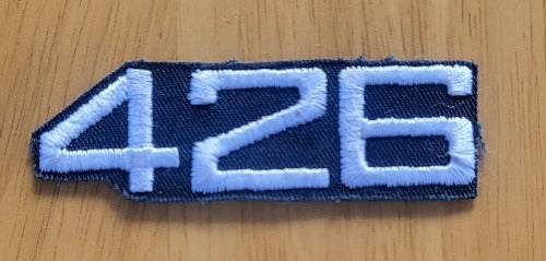 426 Dodge Plymouth Chrysler Patch Mopar