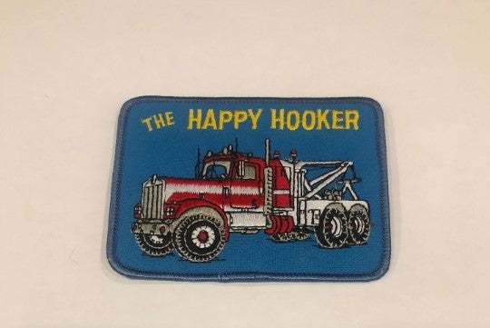 HAPPY HOOKER Patch Tow Trucker Semi Auto Detailed Vintage Item