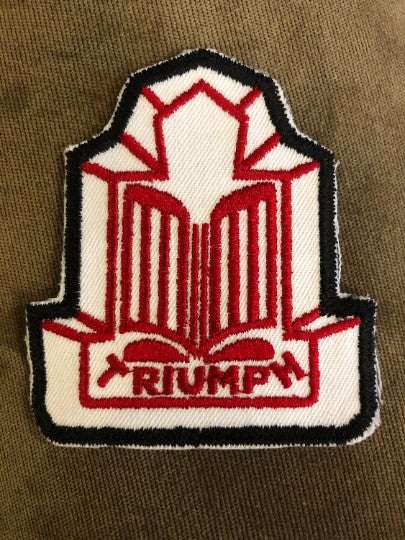 TRIUMPH Patch Auto Crest NOS Patch Mint Detailed EXC Item TRIUMPH