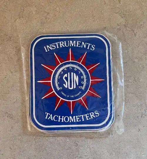 Sun Instruments Tachometers Original Vintage Decal