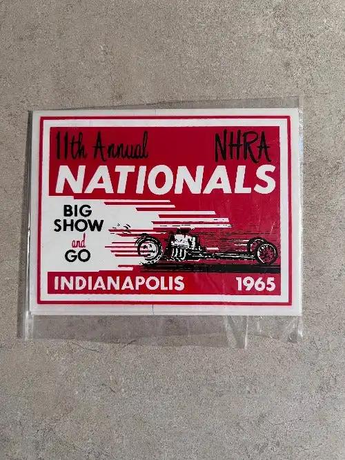 11th Annual NHRA Nationals Decal