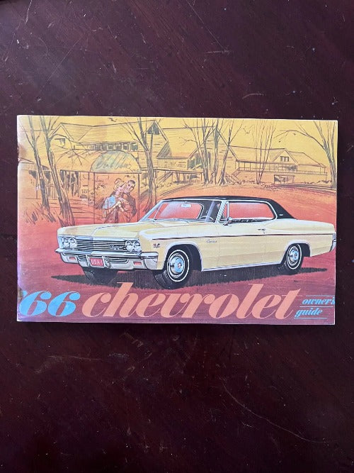 1966 Chevrolet Owners Guide Manual