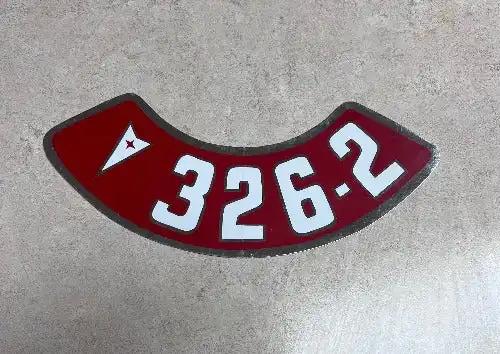 Pontiac 326 2 1950-1970s Decal