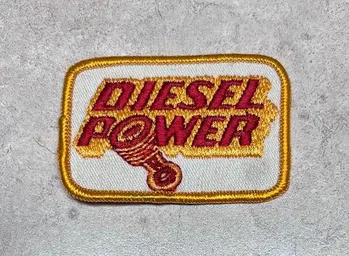 Vintage Diesel Power Piston Parts Patch