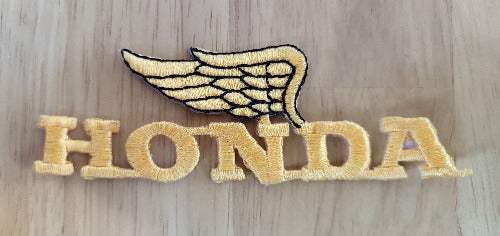 Honda Gold Wing Motorcycle Patch Block Lettering EXC VINTAGE NOS ITEM RARE