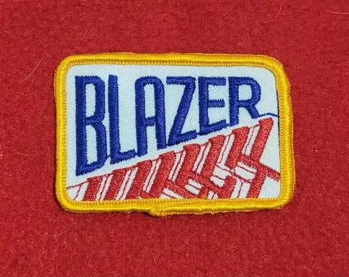 Chevrolet BLAZER Tire Track Patch Vintage Auto New Old Stock Item Mint Relic has been safely stored away for decades and measures approx 2 inches x 3 inches
