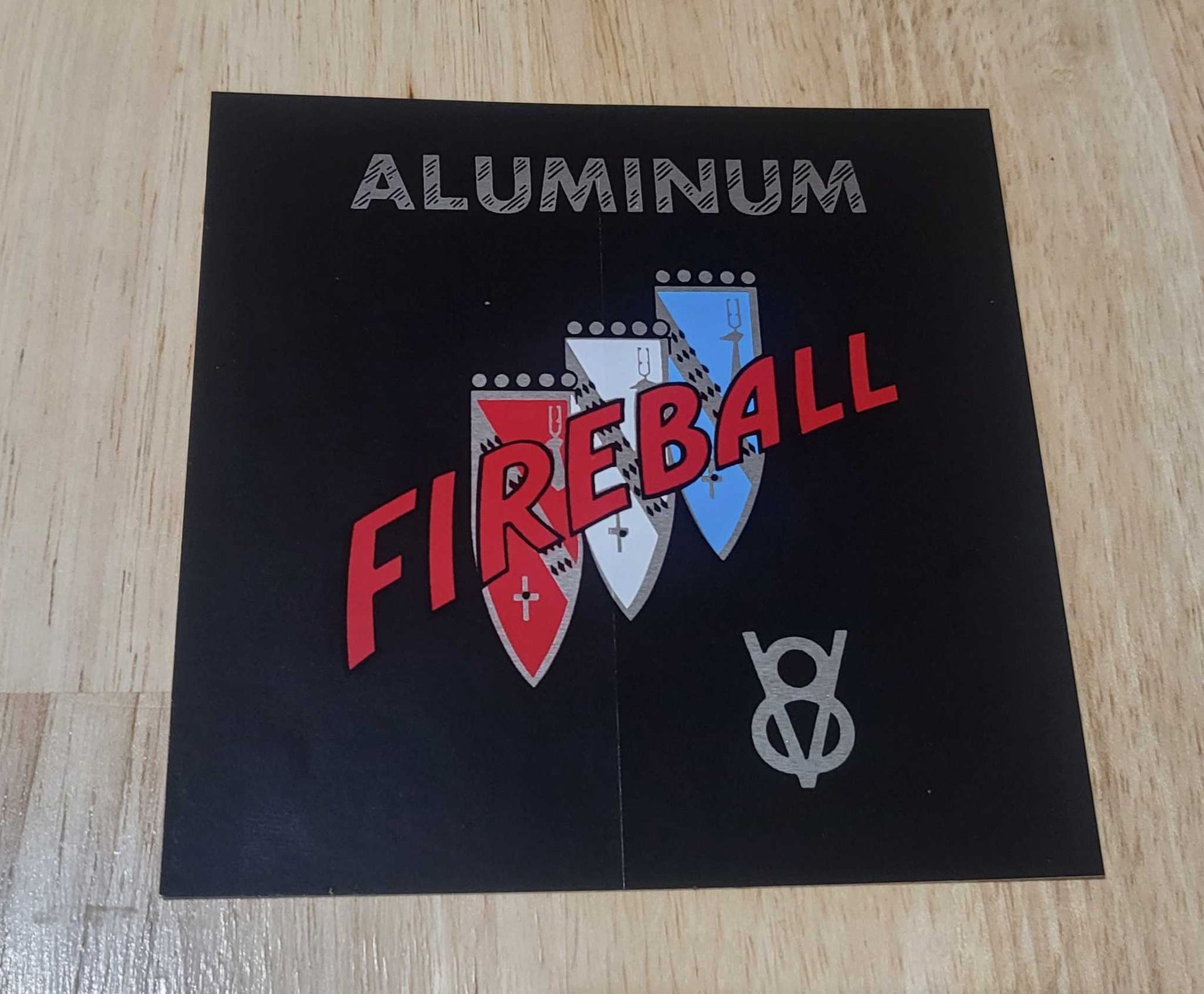 Buick 1961-63 TriShield Special Aluminum Fireball V8 Air Cleaner Decal NOS Relic has been safely stored away for decades and measures approximately 4.5 inches x 4.75