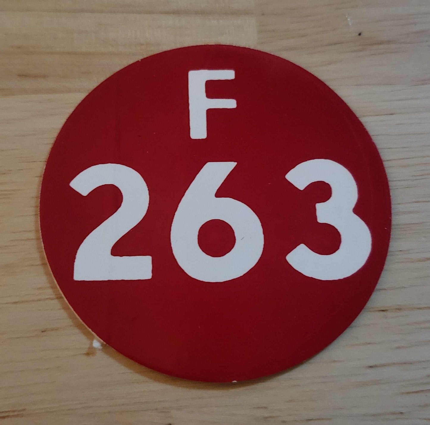 Buick 1950-53 F263 Valve Cover Decal Series 40-50 N.O.S. EXC Condition Relic has been safely stored away for decades and measures approximately 2.25 inch circle