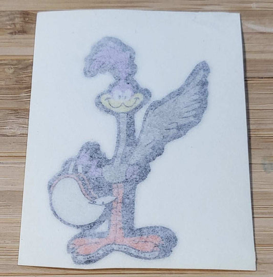 Plymouth 1969-73 Road Runner Deck Lid or Door Panel Bird Decal NOS Restoration Relic has been safely stored away with care for decades measures approximately 1.75 in