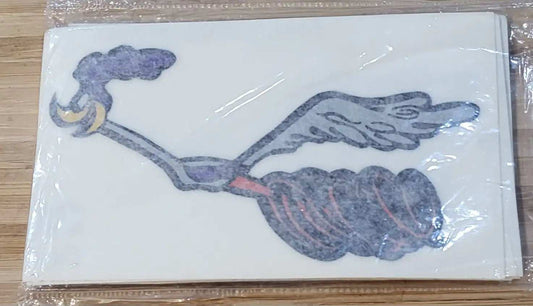 Plymouth 1969-73 Road Runner Door Left Hand Bird Decal Restoration NOS Relic has been safely stored away with care for decades measures approximately 4.5 inch x 2.25 in