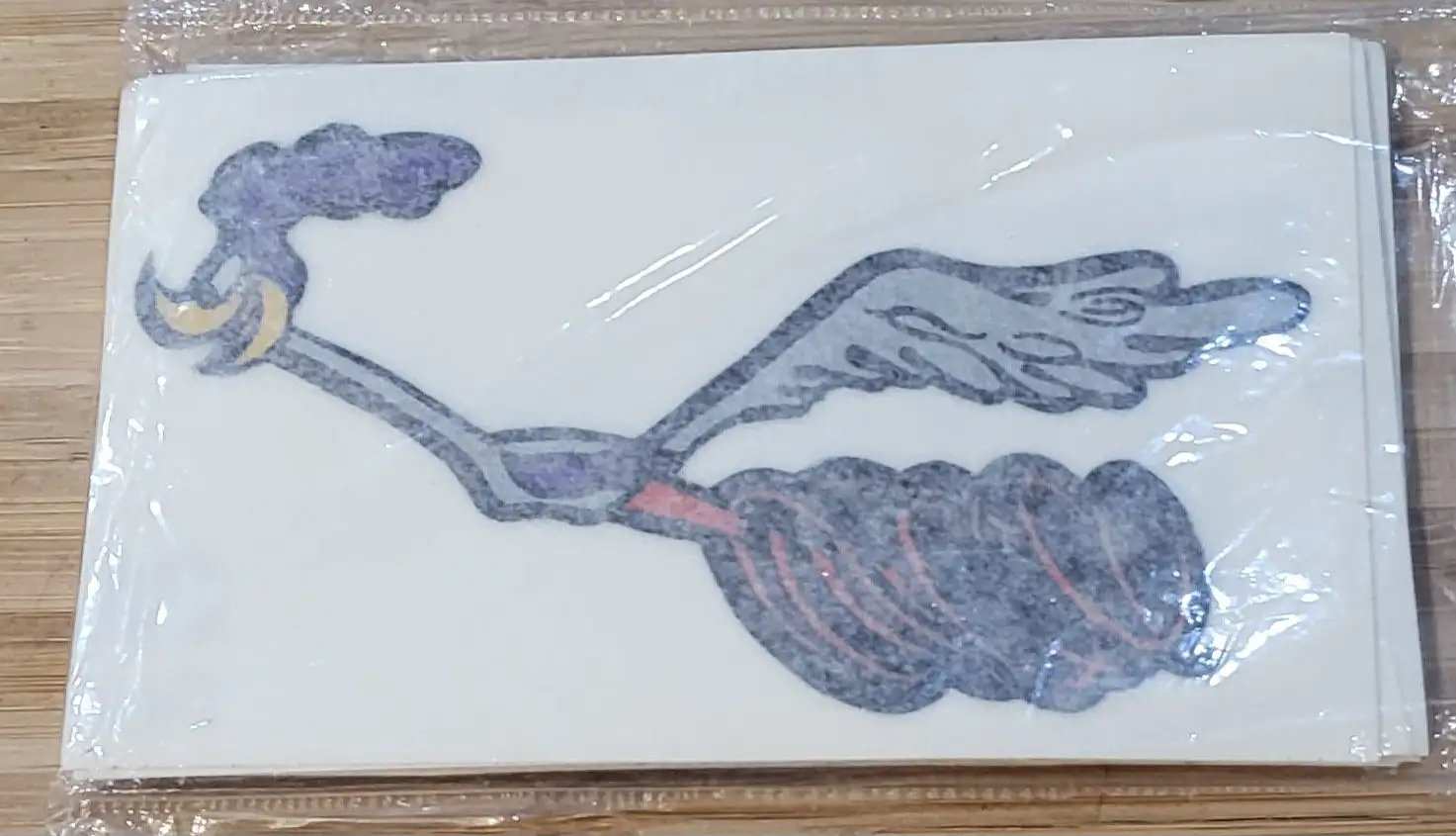 Plymouth 1969-73 Road Runner Door Right and Left Hand Set Bird Decal Restoration NOS Relic has been safely stored away with care for decades measures approximately 4