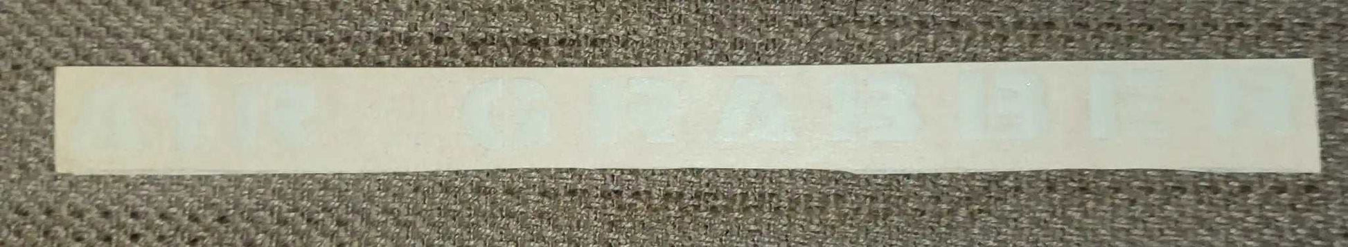 Plymouth 1970-71 GTX Road Runner Air Grabber Hood Scoop Lid Decal NOS Restoration EXC Relic has been safely stored away with care for decades measures approximately
