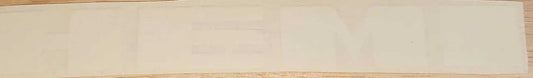 Plymouth 1971 Hemi for GTX Road Runner Fender White Decal NOS Restoration EXC Relic has been safely stored away with care for decades measures approximately 1 inch x 7.5 in