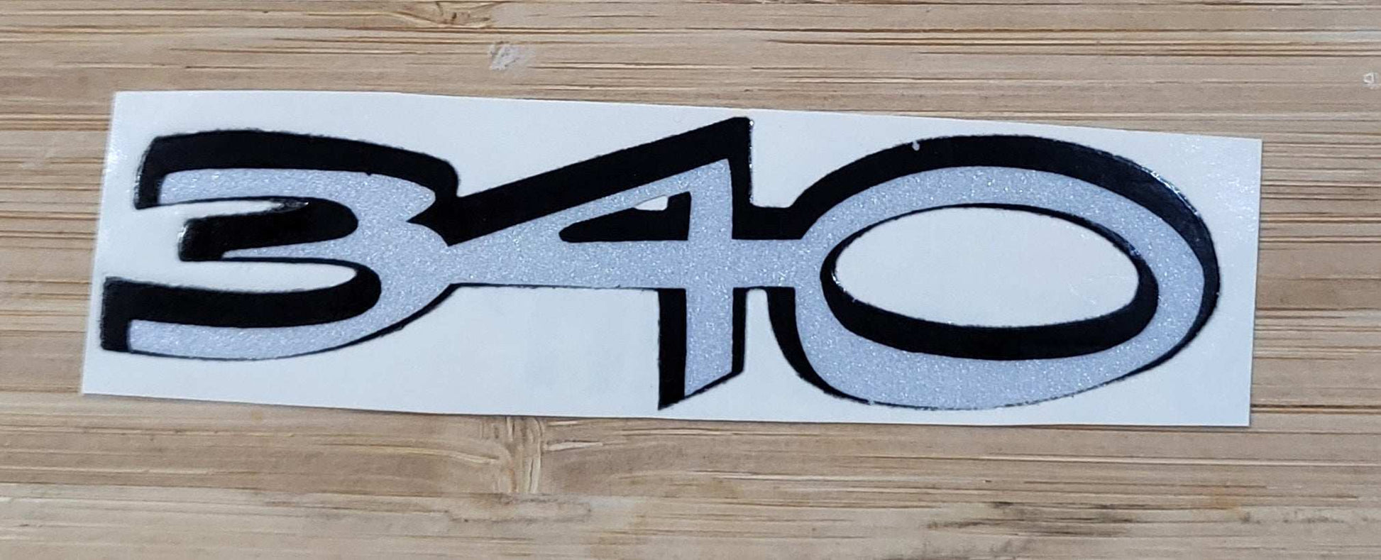 Plymouth 1970-72 Duster 340 Fender Decal Restoration N.O.S. Condition Relic has been safely stored away with care for decades measures approximately 1 inch x 4.5 in