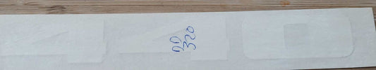 Plymouth 1973-74 Road Runner 440 White Hood Decal Restoration NOS EXC Relic has been stored safely away for decades and measures approximately 1 inches x 7.25 inches