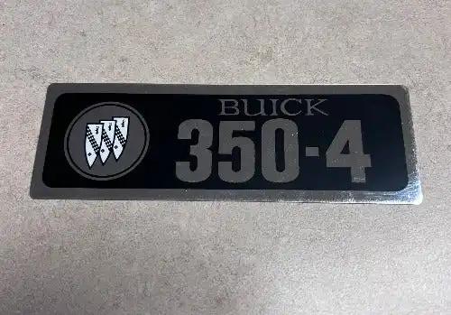 Buick 350 4 Barrel Decal