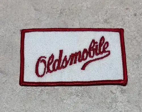Vintage Oldsmobile Red Script Patch