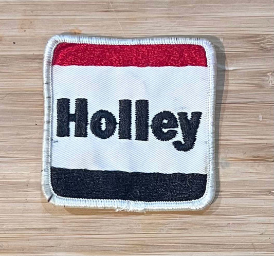 Holley Carburetors Vintage Auto Parts Patch New Old Stock Condition Relic has been store safely away for decades and measures approximately 2.75 inches square