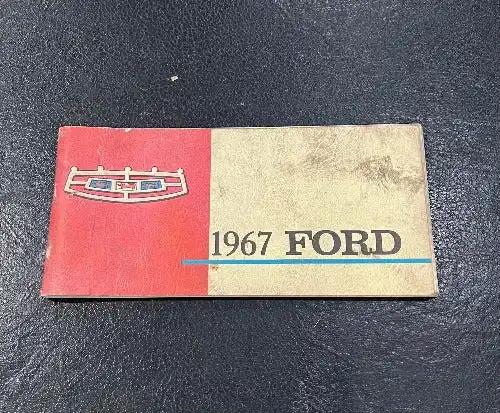 Ford 1967 Owners Manual Mint