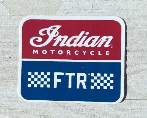 Indian Motorcycle FTR Cross Flag Decal