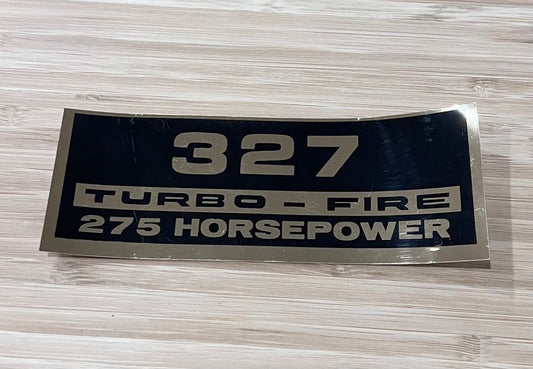 327 Turbo Fire 275 Horsepower Decal