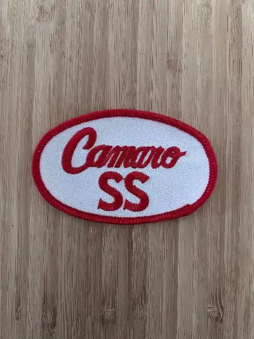 Camaro SS Medium Vintage Oval Patch Script and Block Lettering NOS Mint Relic has been safely stored away for decades and measures approximately 3 in x 4.75 in