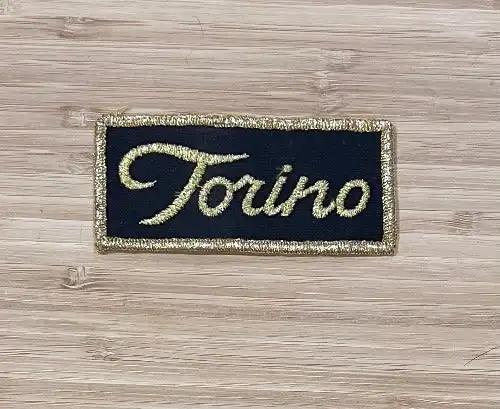 Vintage Ford Torino Gold Glitter Patch