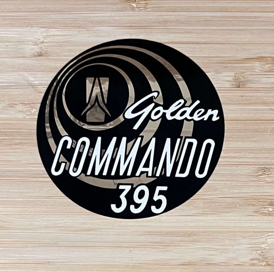 Plymouth 1959-61 Fury 395 Golden Commando Air Cleaner Decal NOS Restoration relic has been stored safely away for decades and measures approximately 3.5 inch circle