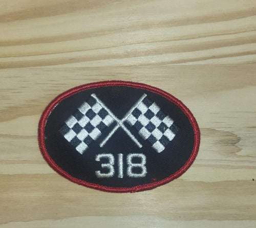318 Cross Flags Patch