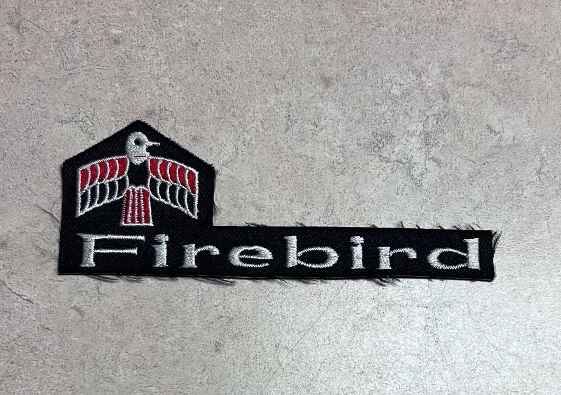 Pontiac Firebird Patch Unique Classic New Old Stock Excellent Condition Relic has been safely stored away for decades and measures 1.75 x 4.5 inches and is in great