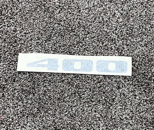 Plymouth 1971-72 GTX Road Runner 400 Fender Black Decal Restoration NOS Relic has been stored safely away for decades and measures approximately 1.5 inches x 8 inches