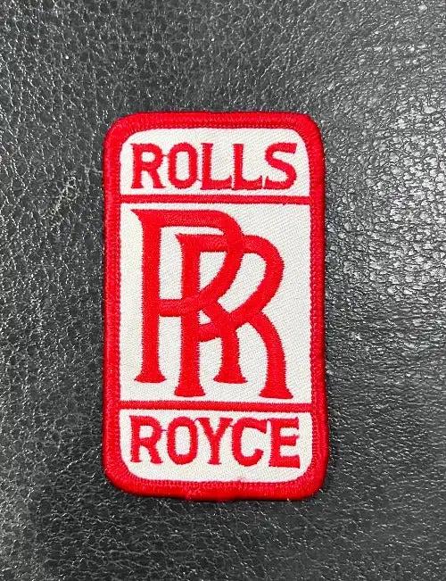 Rolls Royce Vintage Red Serviceperson Patch