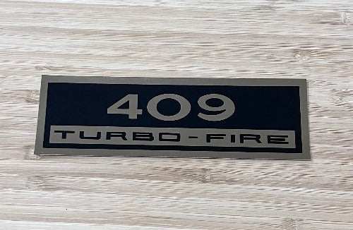 409 TURBO FIRE Decal