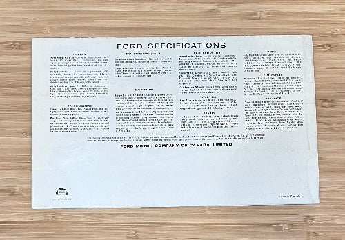 1960 Ford Falcon Thunderbird Brochure