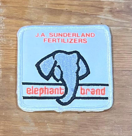 Elephant Brand Fertilizer J A Sunderland Vintage Eclectic Patch