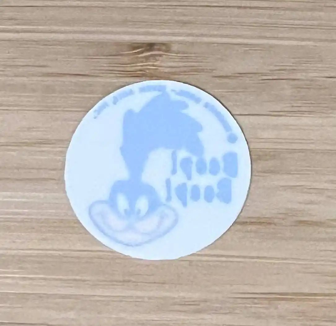 Plymouth 1968-71 Road Runner Horn Button Decal NOS EXC Restoration relic has been stored safely away for decades and measures approximately 1.5 inch circle