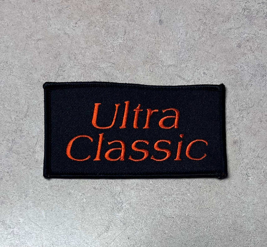 Ultra Classic Bowling Ball Patch Sport New Old Stock EXC Teams League Relic has been safely stored away safely for decades and measures approximately a 2 inches x 4