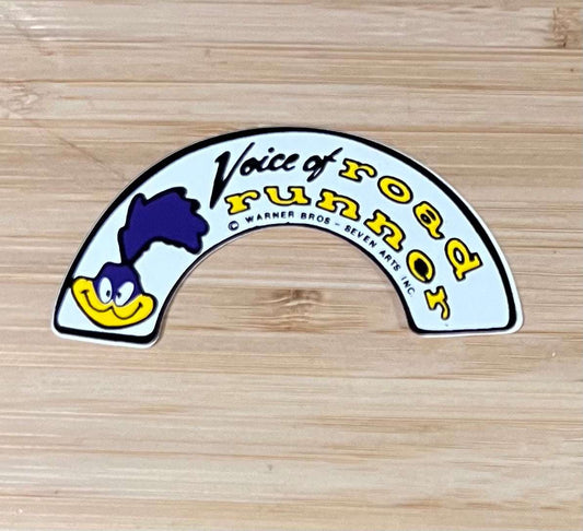 Plymouth 1969-74 Road Runner Horn Decal NOS EXC Condition Restoration relic has been stored safely away for decades and measures approximately .75 inch x 3.25 inches
