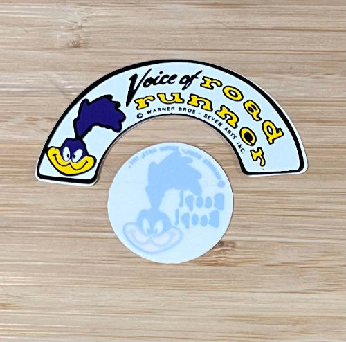 Plymouth 1968-74 Road Runner Horn and Button Decal Set NOS EXC Save relic has been stored safely away for decades and measures approximately 1.5 inch circle and .75