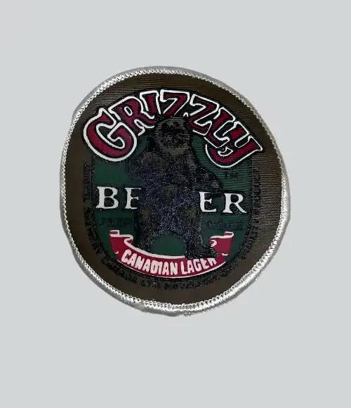 Grizzly Canadian Lager Vintage Biere Patch