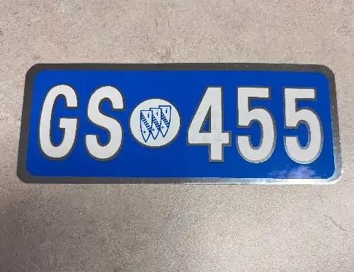 Buick GS 455 Decal
